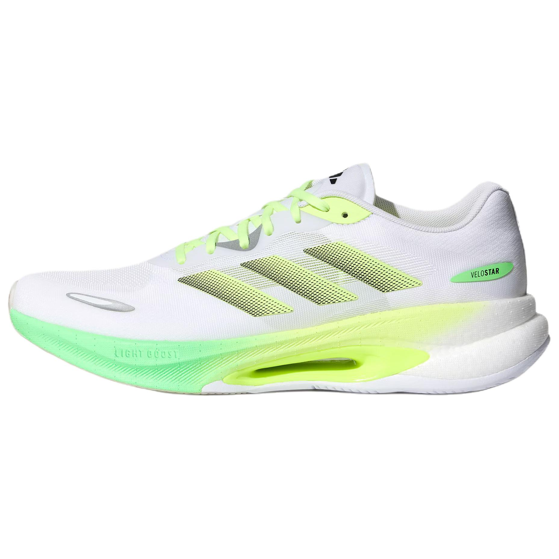 Кроссовки adidas VELOSTAR (бело-зеленые)