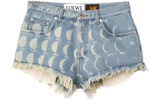 LOEWE Moon Calendar Shorts 'Blue'