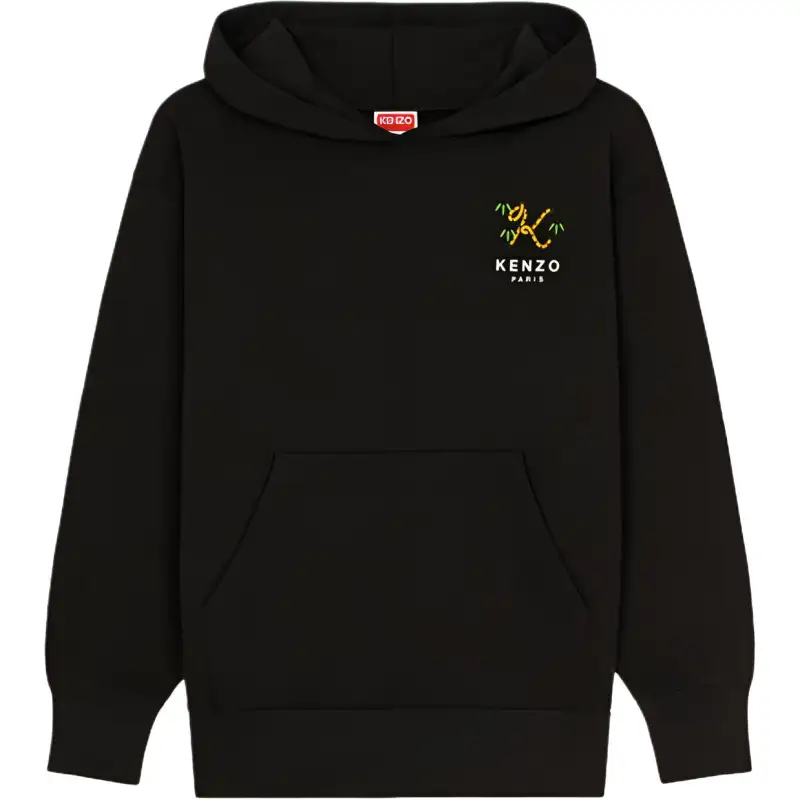 KENZO X Nigo Tiger Tail Oversized Women's Hoodie Black