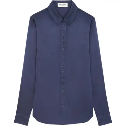 SAINT LAURENT Shirt Women's Blue
