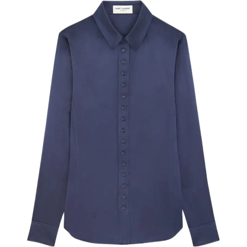SAINT LAURENT Shirt Women's Blue