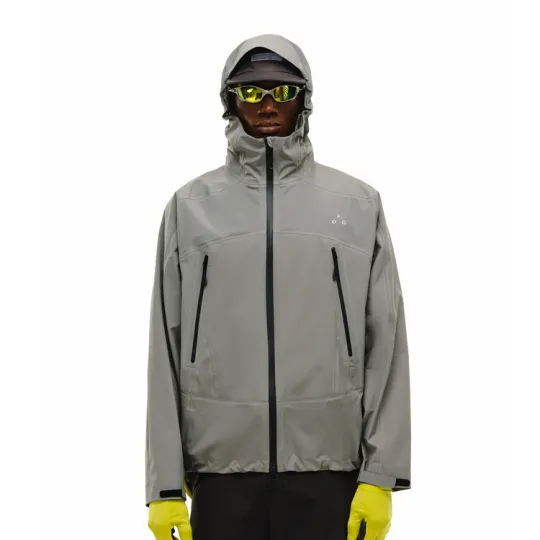 Серия FPA Rain Shield Ламинирование Контрастного цвета Молния с капюшоном Горная серия Спорт на открытом воздухе Водонепроницаемая ветрозащитная дышащая куртка Один и тот же стиль для мужчин и женщин