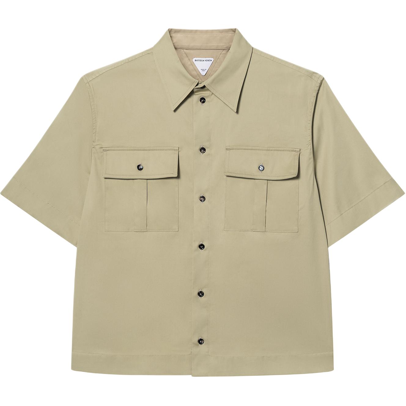 Мужская рубашка Bottega Veneta SS23 (зеленая)
