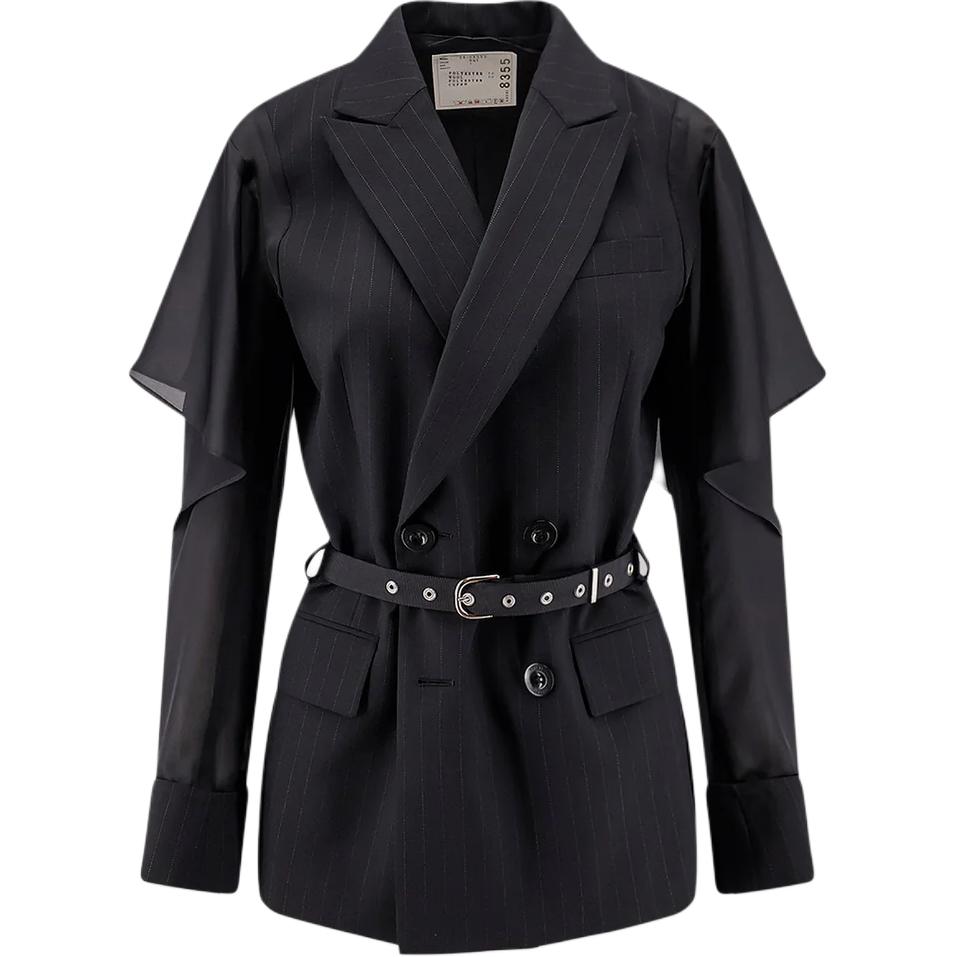Женский пиджак Sacai (в полоску)
