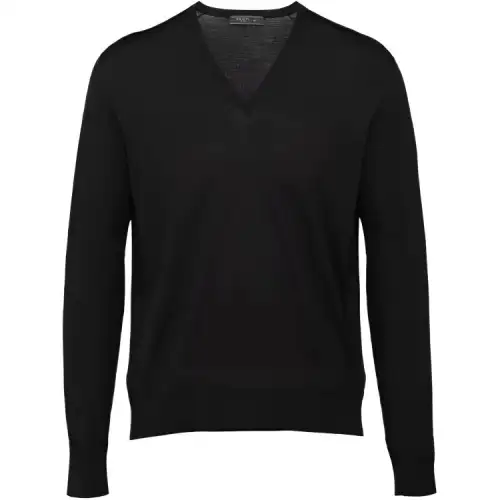 PRADA V Neck Knitted Jumper