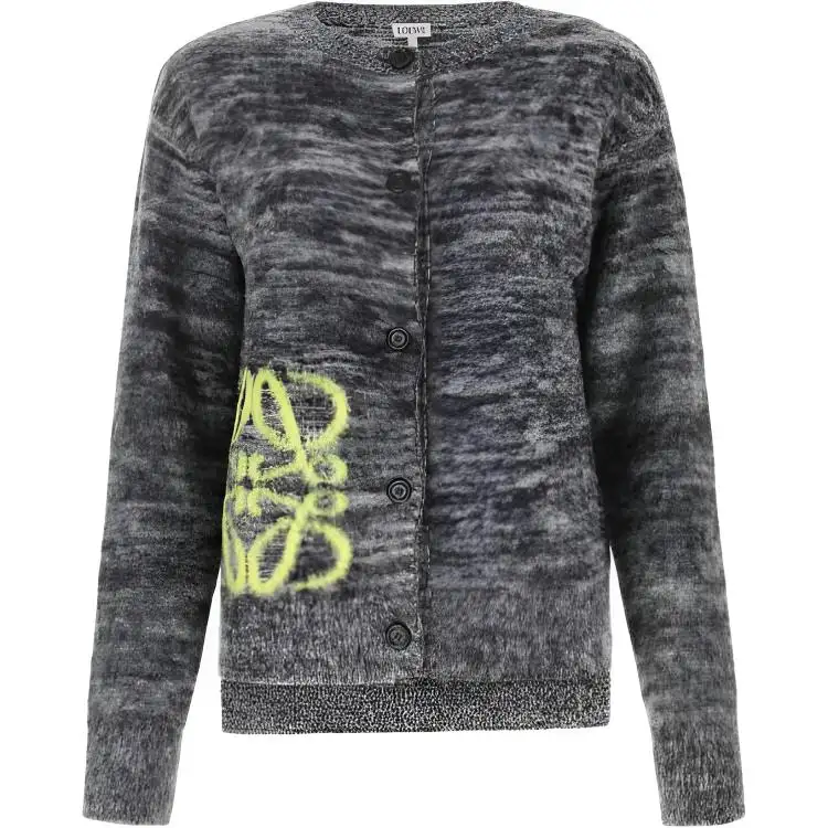 LOEWE Sweaters Women's Gray Crew Neck Moderate