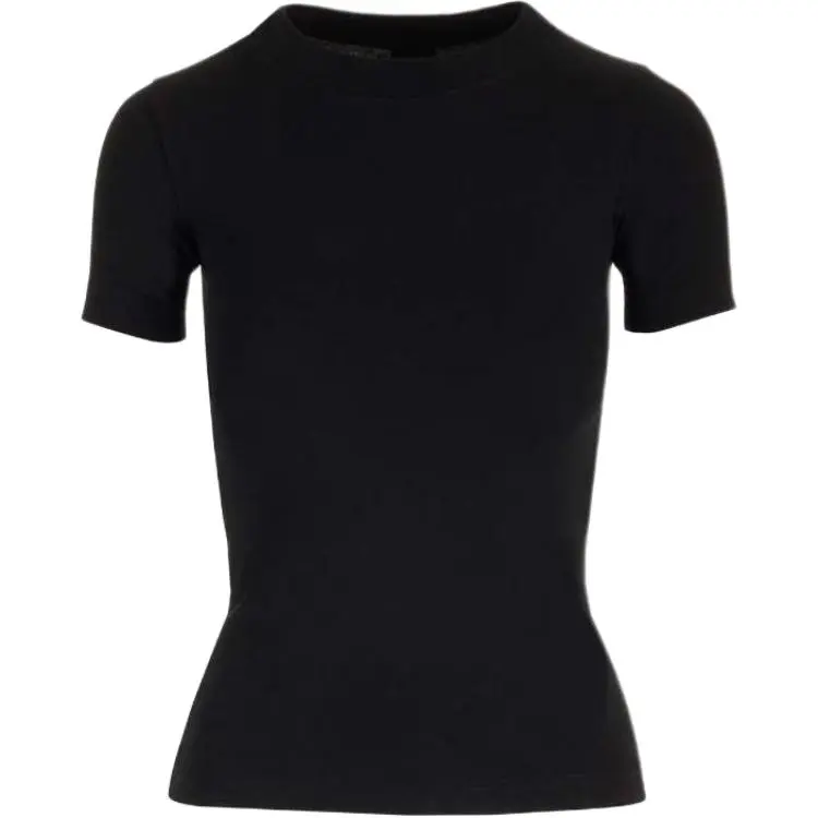 Balenciaga Logo Embellished Crewneck T Shirt