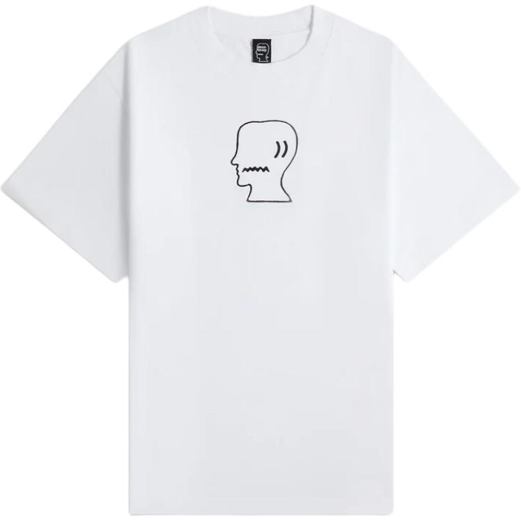 Мужская футболка Brain Dead Logo Head Tee (белая)