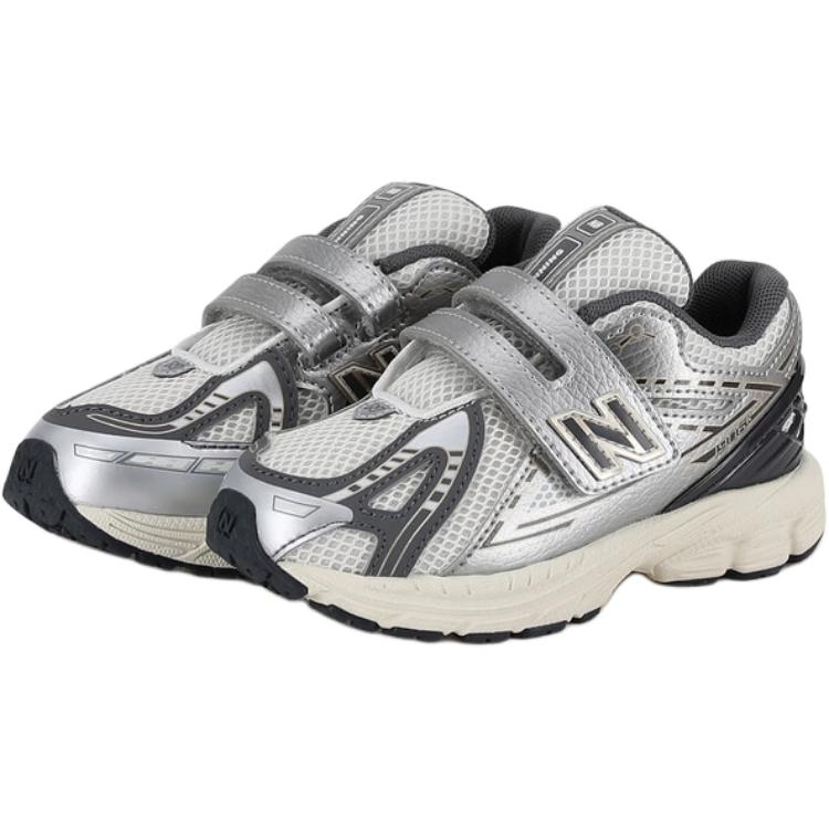 Детские кроссовки New Balance 1906R (серебристые) — Серебристый — фото 2