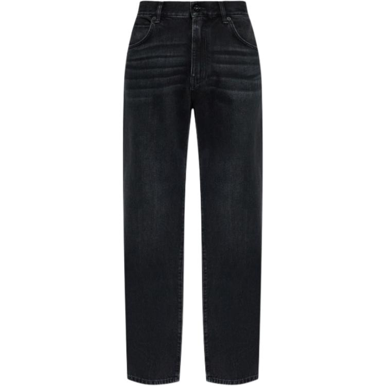 Мужские джинсы BALMAIN Vintage Straight Jeans (синие)