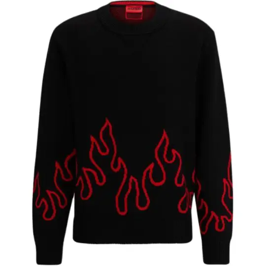 HUGO BOSS SS24 Sweater Men's Black