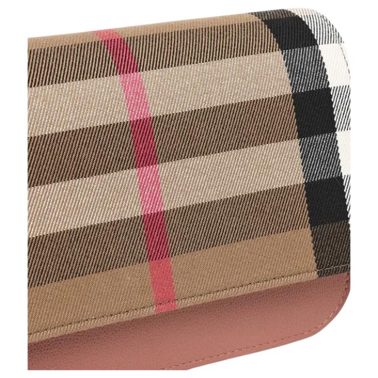 Сумка Burberry (коричнево-розовая) — фото 4