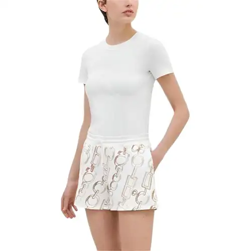 HERMES Casual Shorts Women's White Moderate