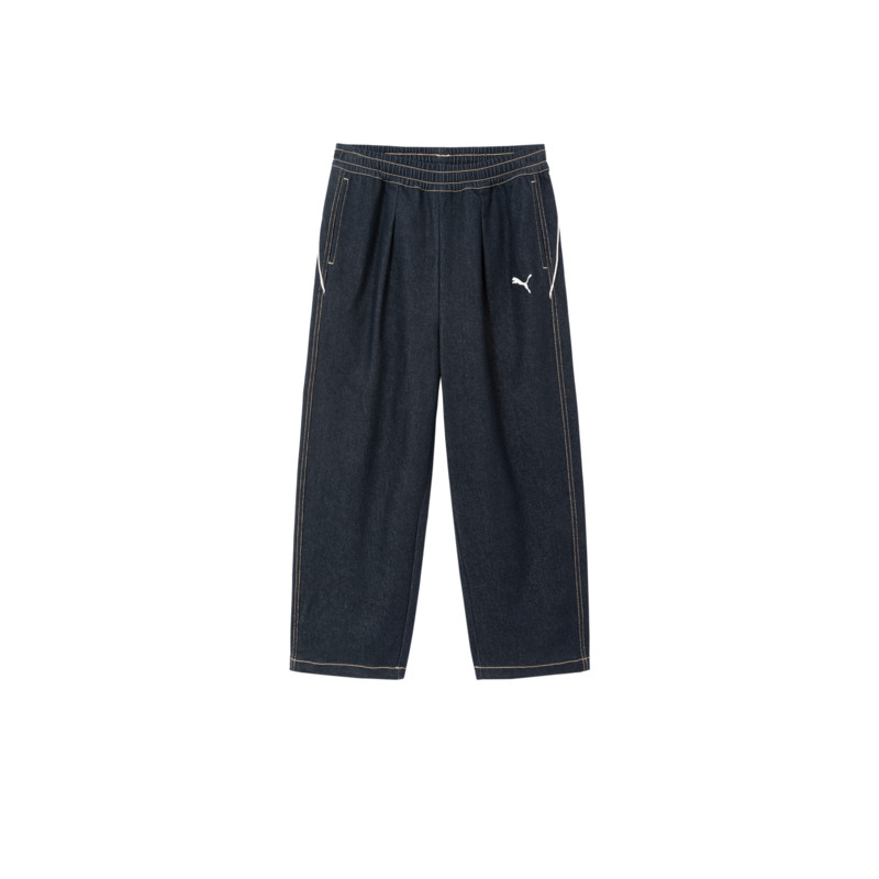 Детские джинсы PUMA Свободные прямые (синие)