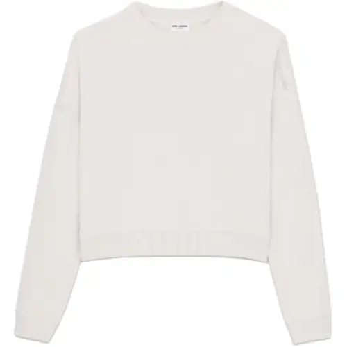 SAINT LAURENT Sweatshirt Women's Beige