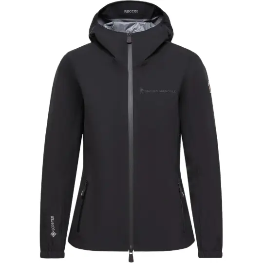 Moncler Grenoble Повседневная уличная дышащая куртка с капюшоном и принтом логотипа Slim Fit SS26 Женская ветрозащитная дышащая куртка