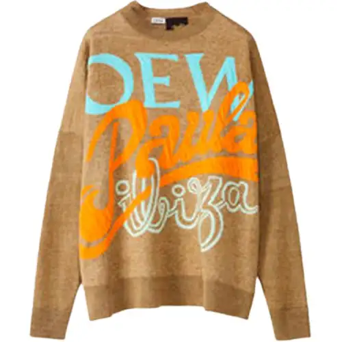 LOEWE x Paula's Ibiza Knitwear Women's Yellow Brown