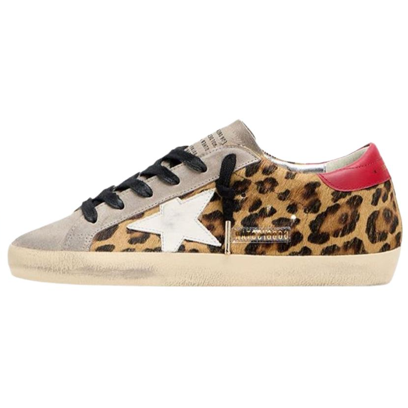 Женские кеды Golden Goose Super-Star (коричневые)