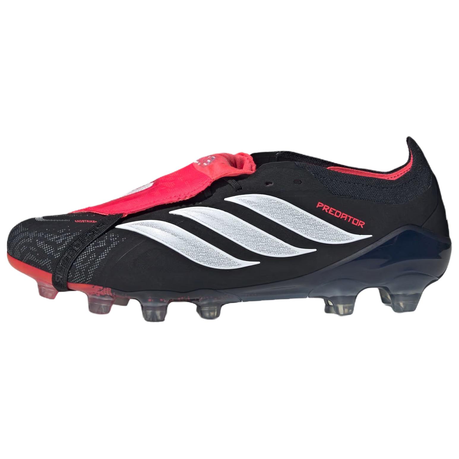 Кроссы adidas adidas PREDATOR ELITE HG (черно-красная)
