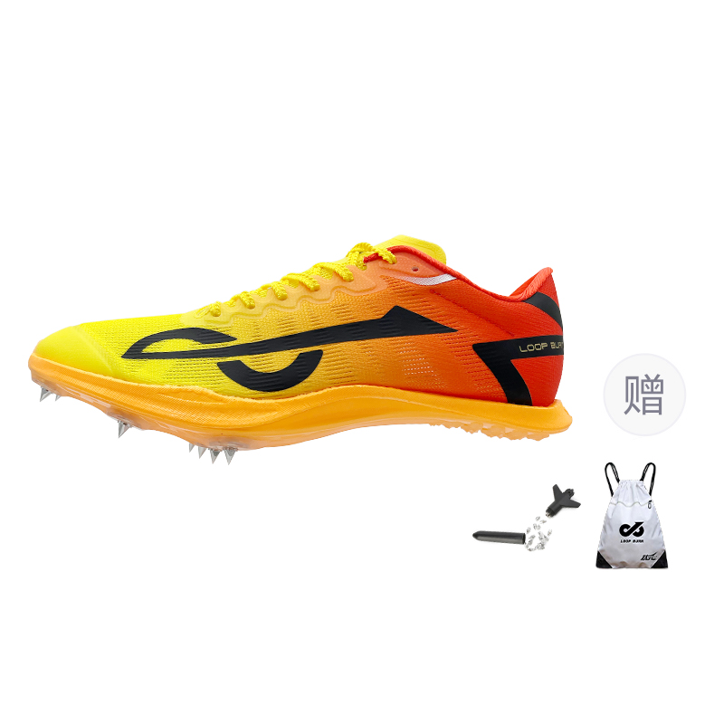 LOOP BURN Low top Crystal Clear PEBAX Outsole, Full Length Heterogeneous Carbon Plate Physical Fitness Test & Exam