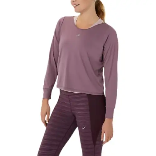 Asics NAGINO RUN Regular T Shirt Women's Dark Fuchsia/Valley Rose