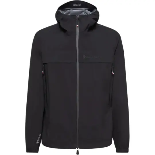 Moncler Grenoble SS26 Shipton Повседневная уличная ветрозащитная куртка с капюшоном и длинным рукавом с логотипом Мужская