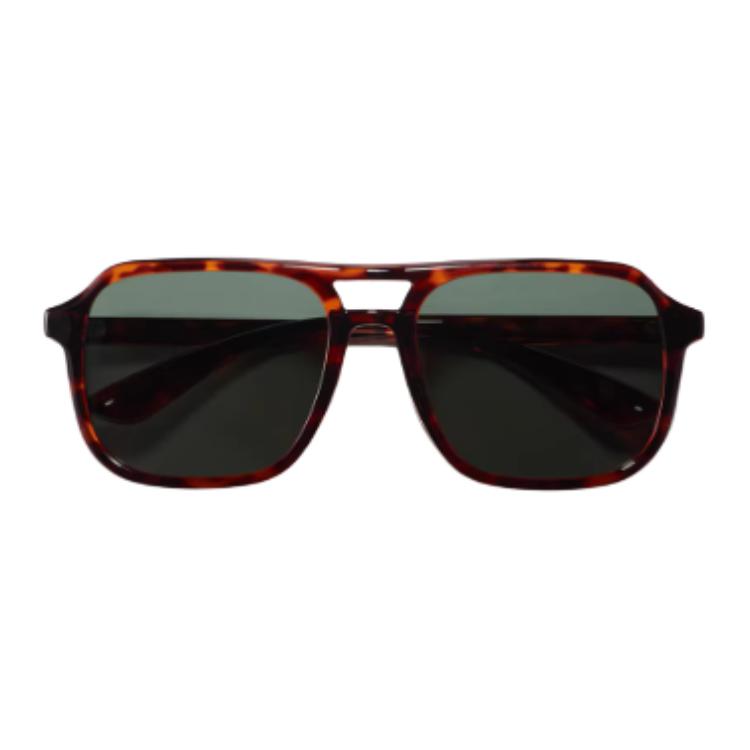 Очки UNIQLO Aviator (коричневые) — фото 2