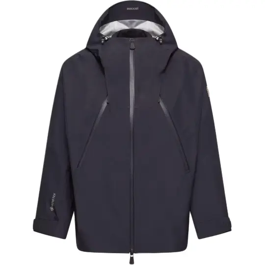 Moncler Grenoble SS26 повседневная уличная водонепроницаемая и ветрозащитная свободная куртка на молнии с капюшоном и длинными рукавами для женщин