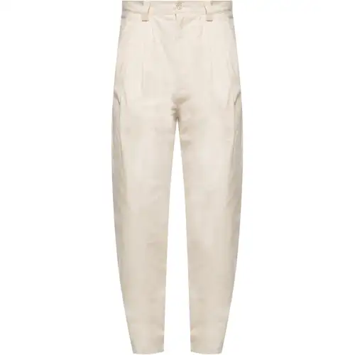 GUCCI Casual Pants Men's Beige Moderate Straight Fit Pants