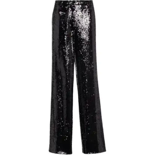 PRADA Casual Pants Women's Black Moderate Straight Fit Pants