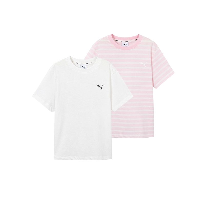 Детская футболка PUMA SS26 2-Pack (разноцветная)