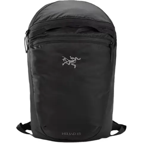 Arc'teryx Heliad 15L Mountaineering Bag Backpack Outdoor Bag Nylon Black Unisex