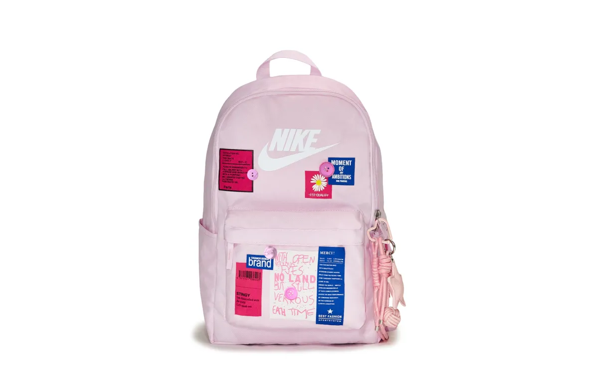 Nike Heritage Fabric Backpack Unisex Pink