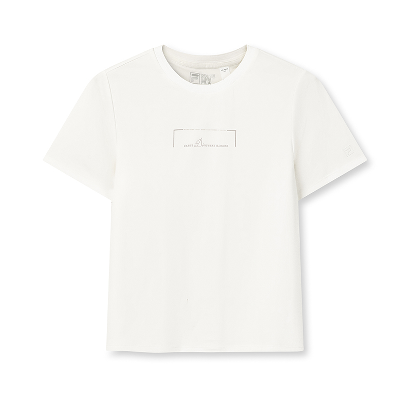 Женская футболка Fila White Series (белая)