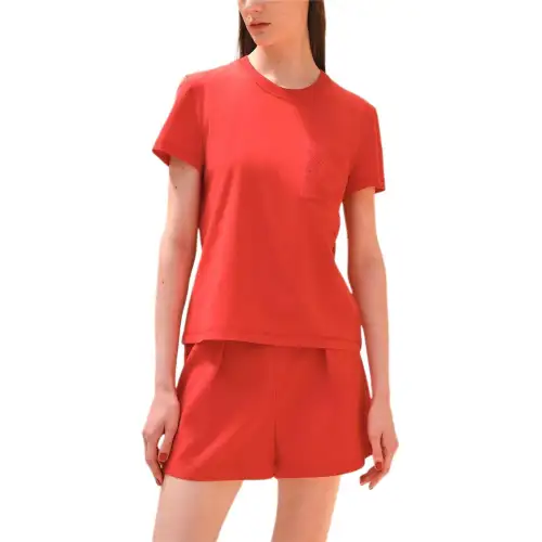 HERMES SS24 T Shirt Women's Scarlet