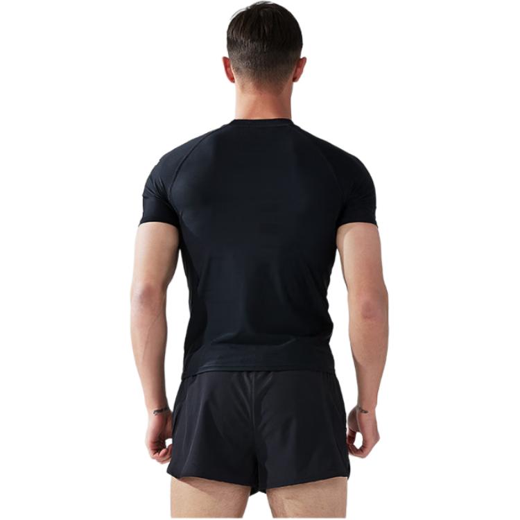 Li Ning Men’s Swimwear Men’s Black Casual Surf Swimsuit