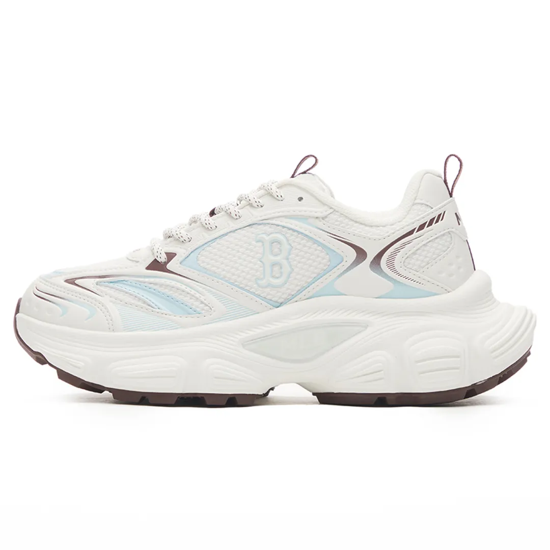 MLB Winner Chunky Textile, Synthetic Leather Mid top Chunky Sneakers Unisex Blue