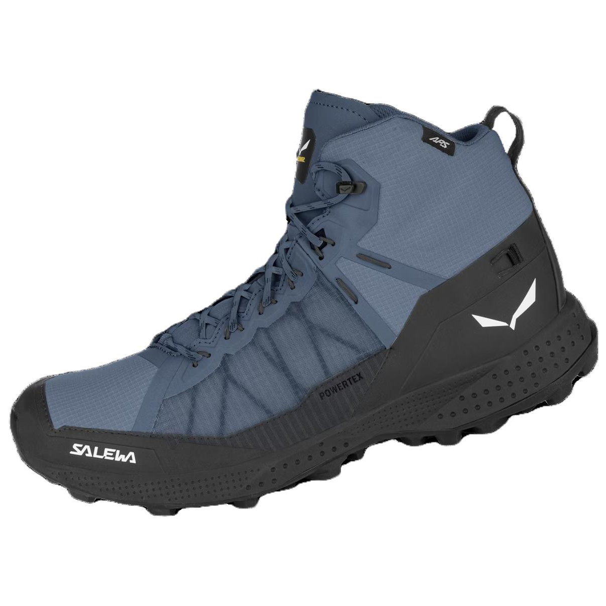 SALEWA PEDROC PRO POWERTEX Comfortable Slip Resistant Abrasion Resistant Mid top Hiking Shoes Men's Blue Black