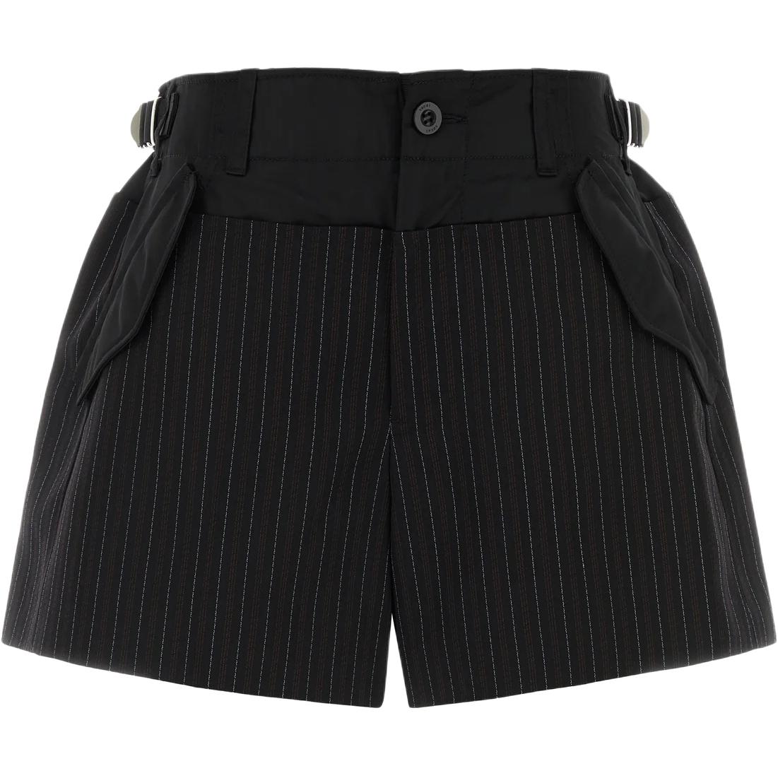 Женские шорты Sacai (черные)