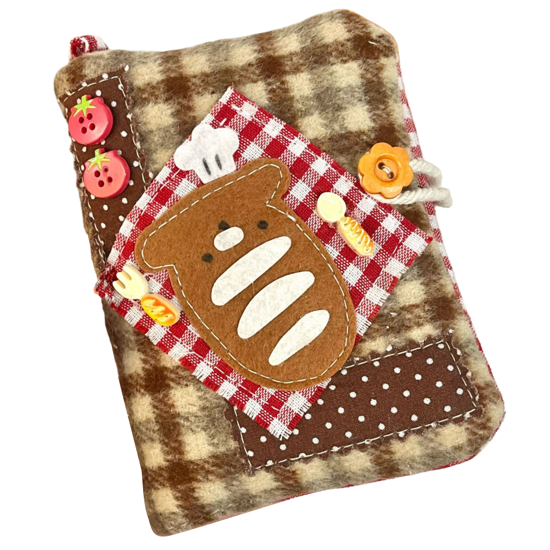 Pick up light French retro black latte A7 double ring book exquisite creative detachable DIY diary loose-leaf notebook baking bread puppy book jacket M5 handmade shell book handbook