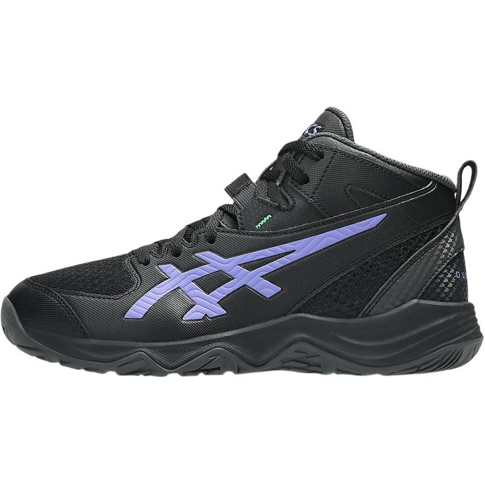 Детские кроссовки ASICS DUNKSHOT MB 10 (черно-фиолетовые)