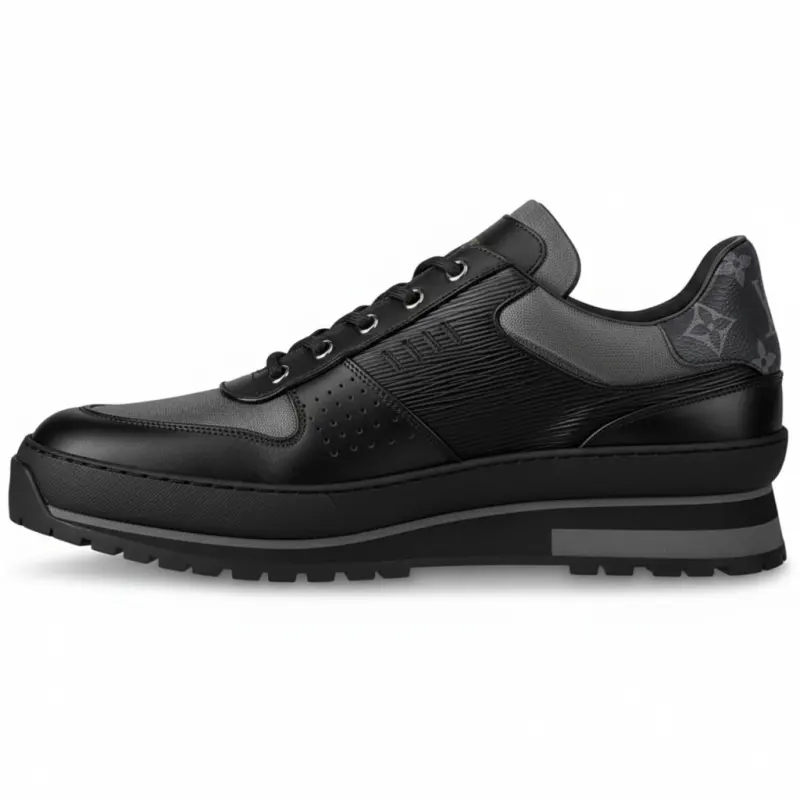 LOUIS VUITTON Harlem Monogram Sneakers 'Black Epi Leather'