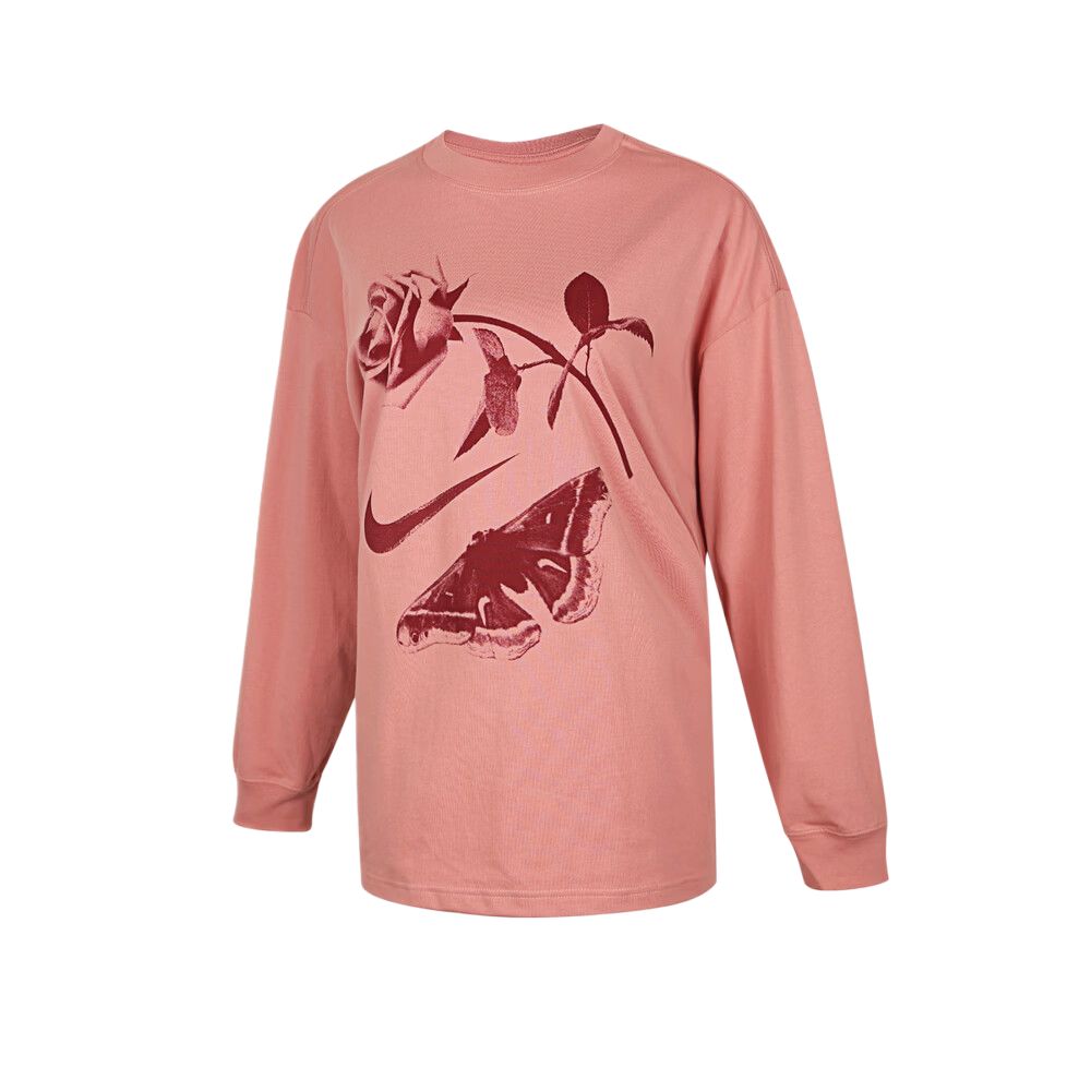 Женская футболка Nike Long Sleeve (черная)