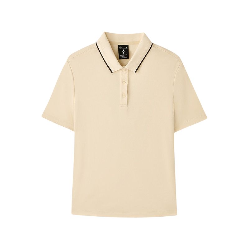 Женская футболка-поло Skechers Polo Shirt (черная)
