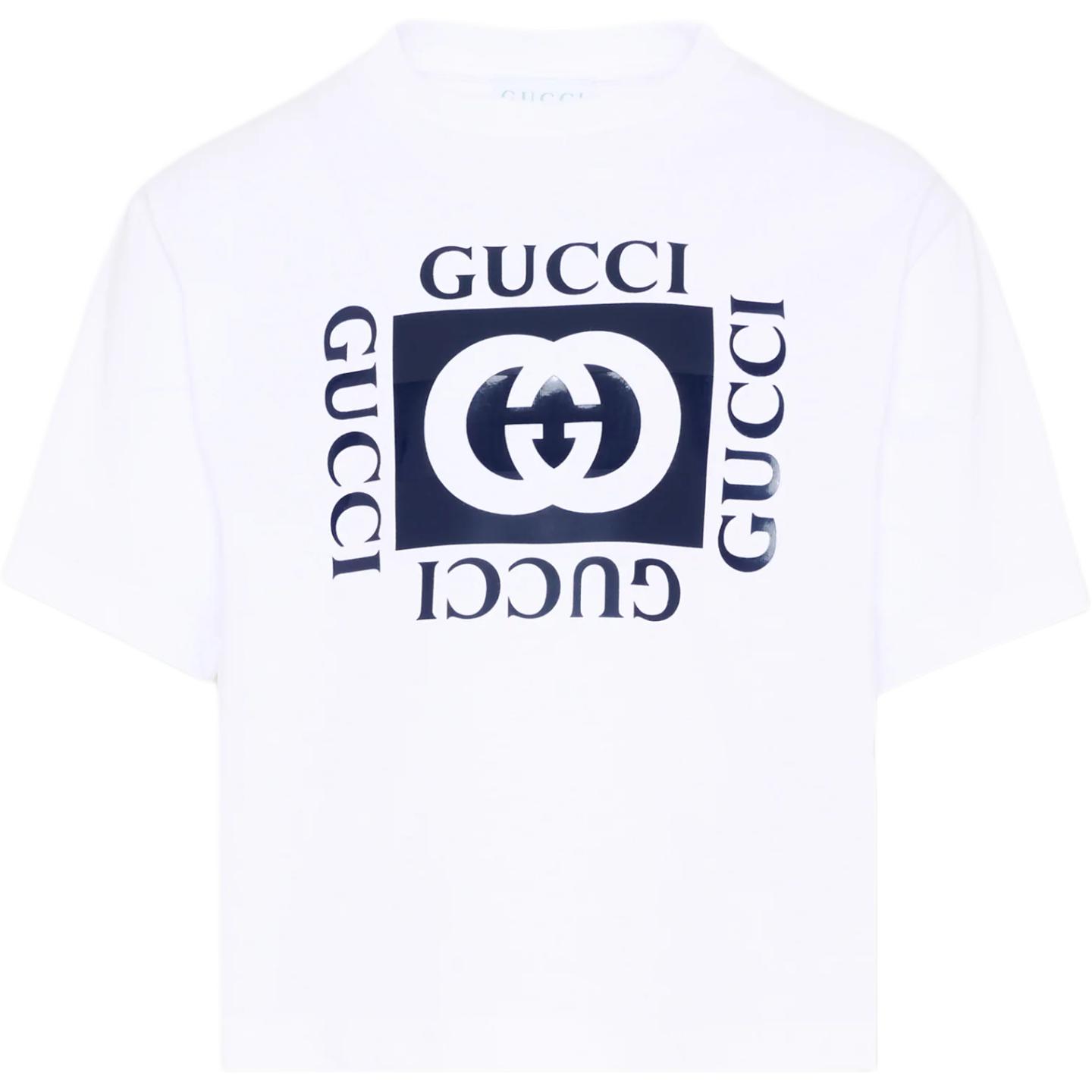 Детская футболка Gucci SS26 (белая)