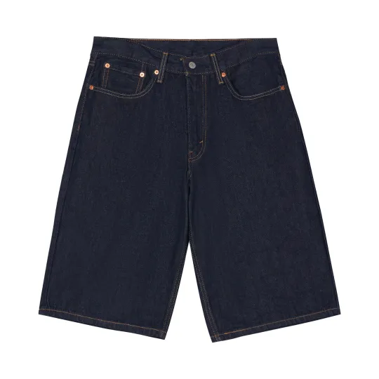 Levi's Свободные молодежные и энергичные джинсовые шорты длиной пять четвертей для мужчин Levi's 470 в американском стиле ретро-стрит.