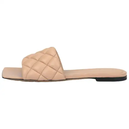 Bottega Veneta Matelassé Flat Sandals Women's