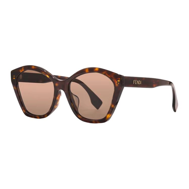Женские солнцезащитные очки Fendi (черепаховые)