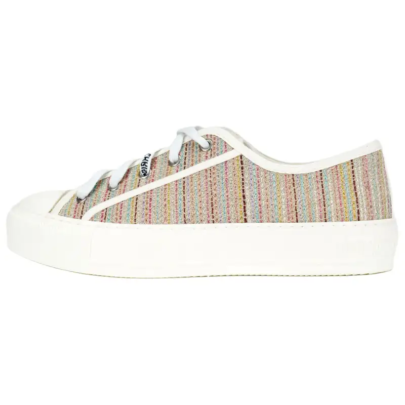 DIOR Walk'n'Dior Low top Stylish Skateboarding Shoes Women's Light Brown