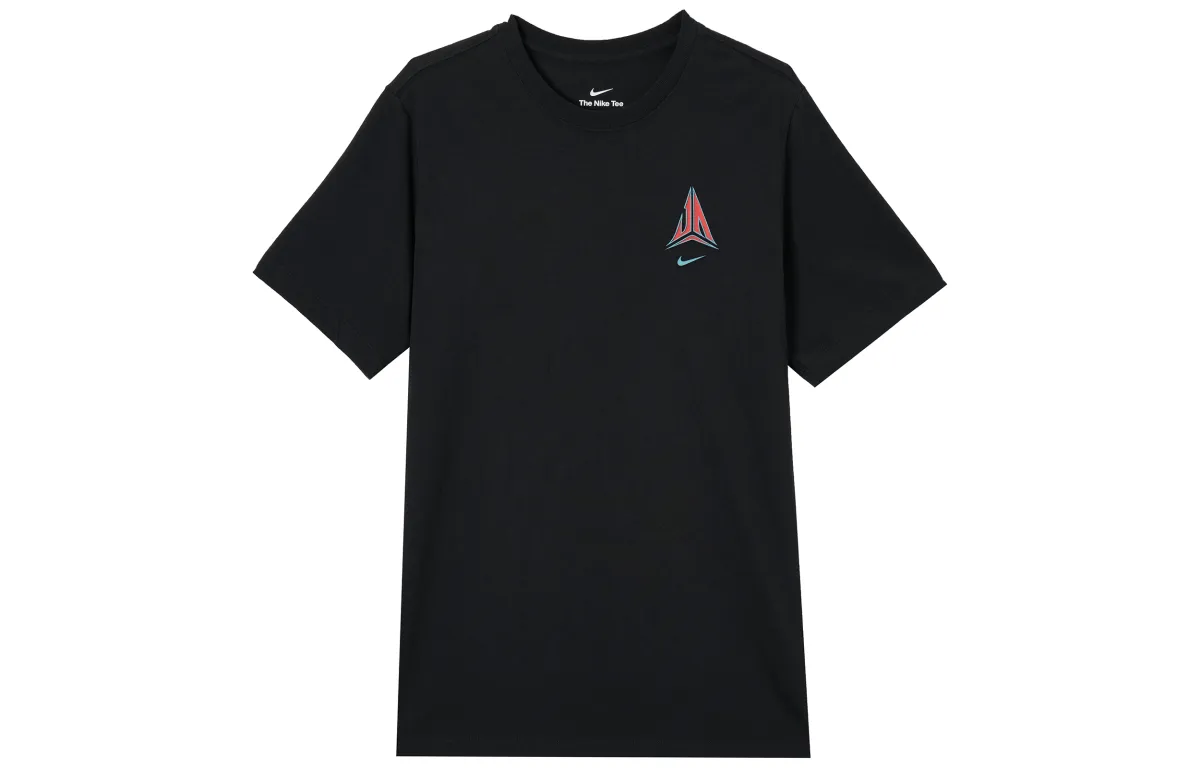 Nike T-Shirts Men's Black Crew Neck Moderate
